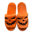 Spooky Duo: Haunted Socks & Pumpkin Slippers